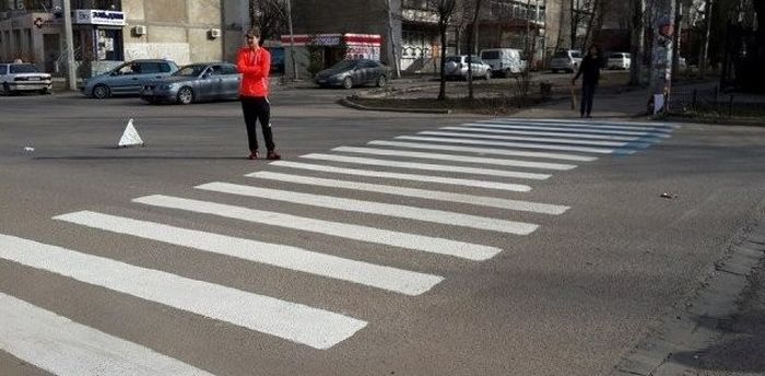 Суровые российские пешеходные переходы
