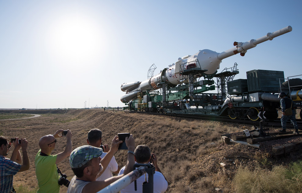 Запуск корабля «Союз МС-05» к МКС с Байконура Запуск корабля «Союз МС-05» к МКС с Байконура