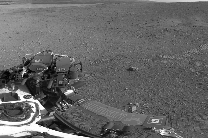 Марсоход Curiosity: первые дни на Марсе (17 фото) Марсоход Curiosity: первые дни на Марсе (17 фото)