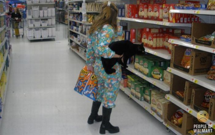 Странные посетители американских супермаркетов