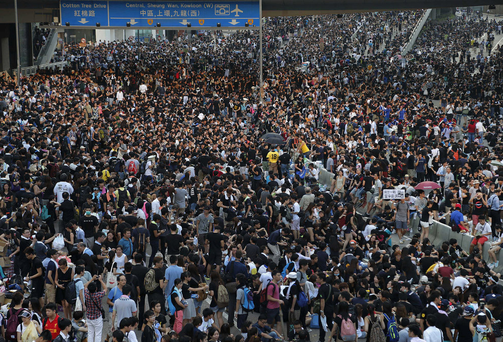 Occupy Central: китайцы протестуют Occupy Central: китайцы протестуют