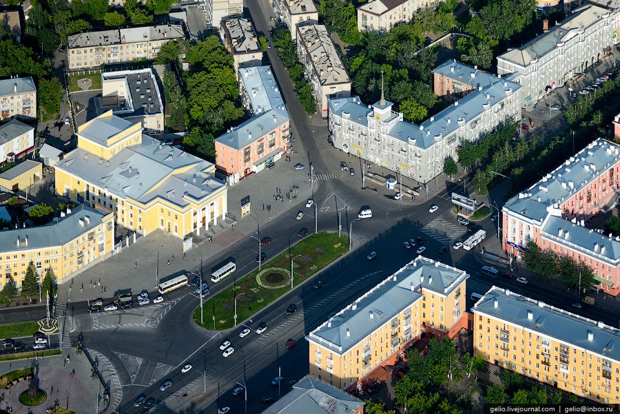 Виды Барнаула с вертолета Виды Барнаула с вертолета