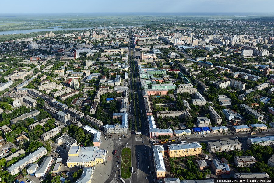 Виды Барнаула с вертолета Виды Барнаула с вертолета