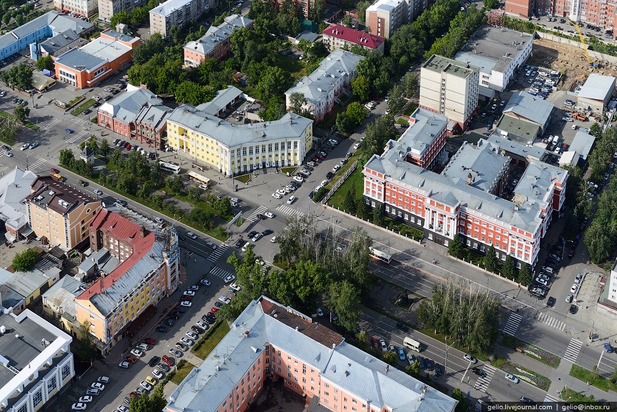 Виды Барнаула с вертолета Виды Барнаула с вертолета