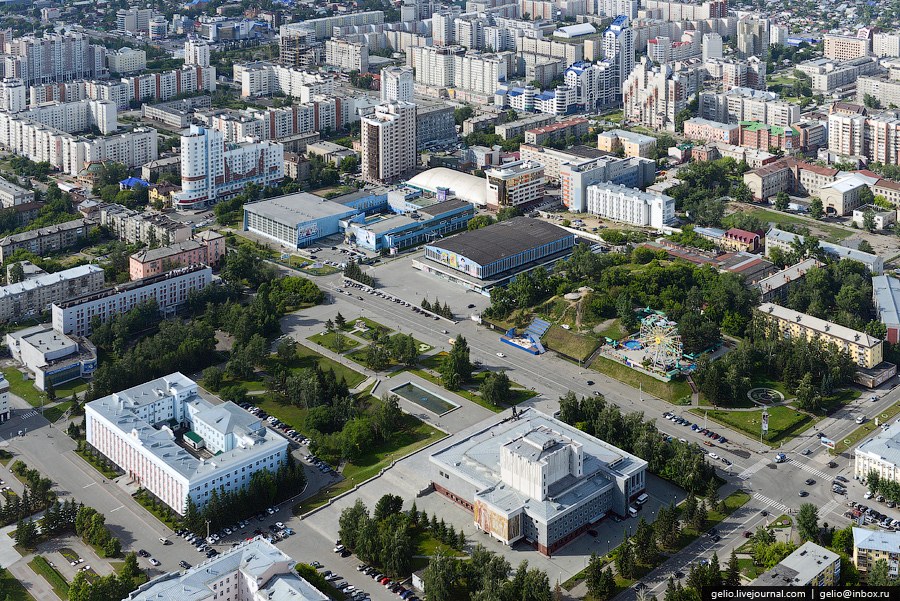 Виды Барнаула с вертолета Виды Барнаула с вертолета