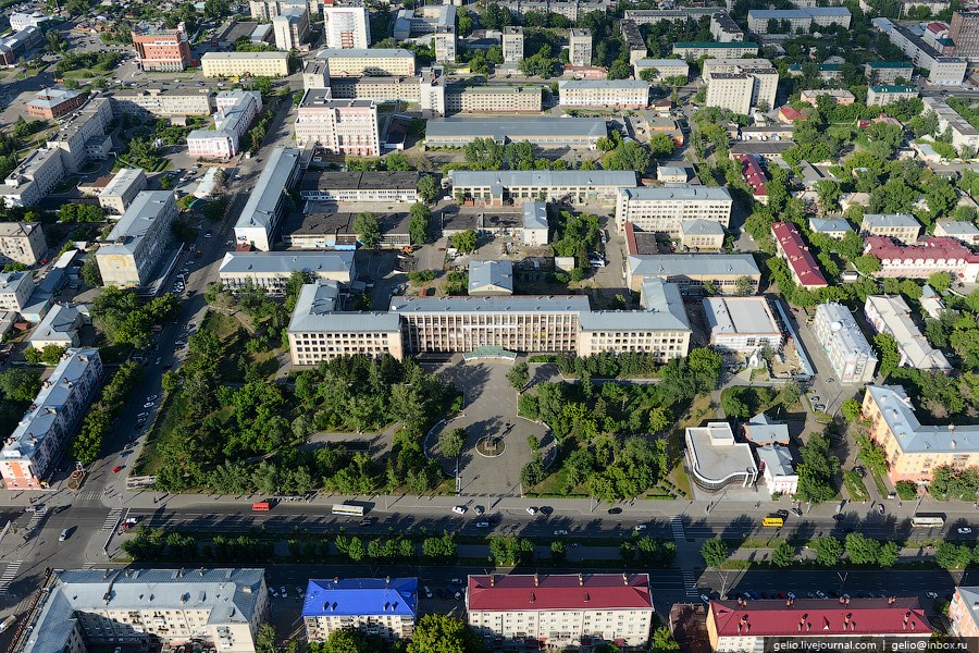 Виды Барнаула с вертолета Виды Барнаула с вертолета