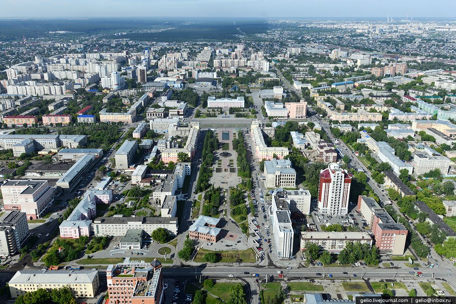 Виды Барнаула с вертолета Виды Барнаула с вертолета