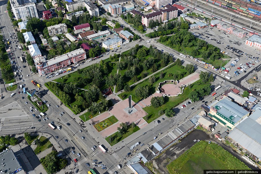 Виды Барнаула с вертолета Виды Барнаула с вертолета