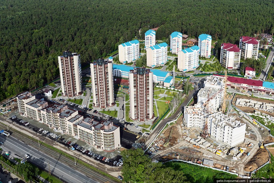 Виды Барнаула с вертолета Виды Барнаула с вертолета