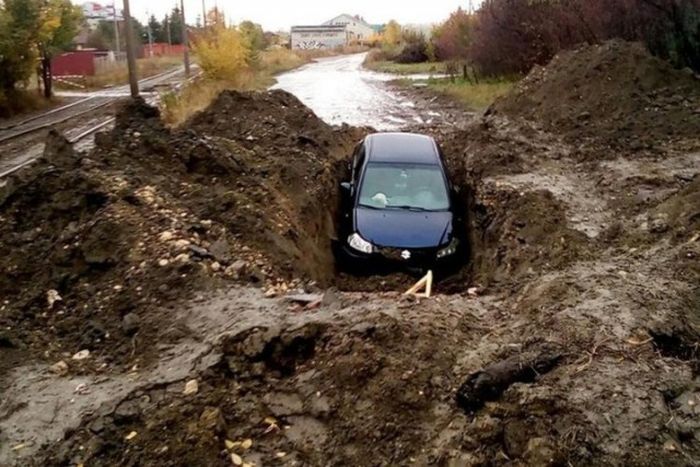 Работы фотоконкурса «Убитые дороги»