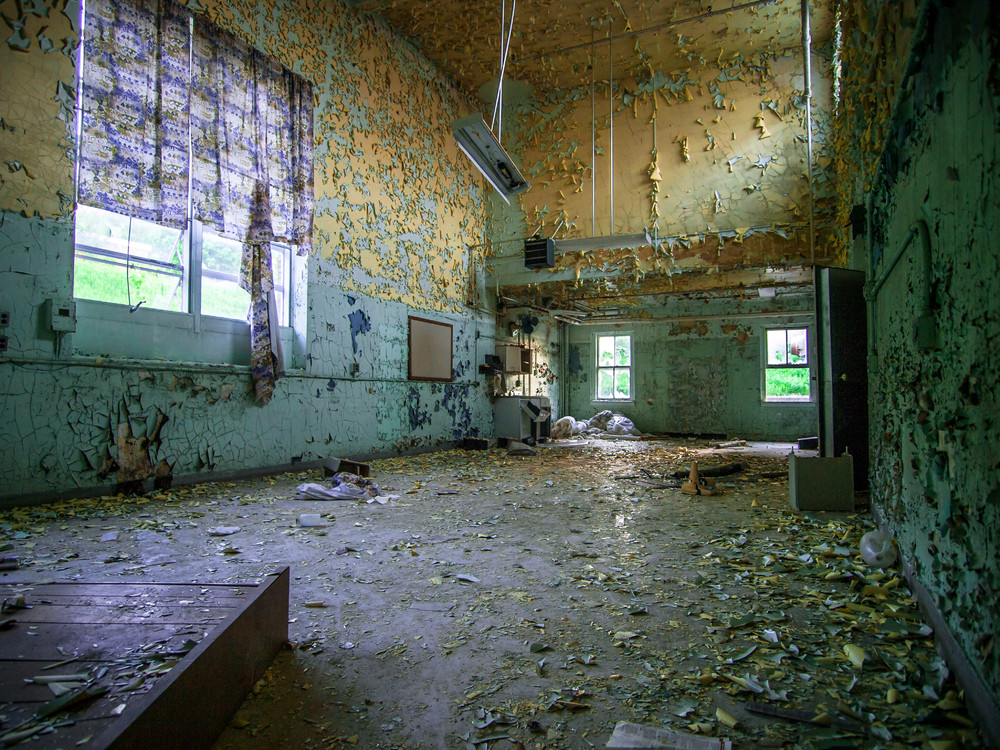 Заброшенная больница для лечения больных туберкулезом