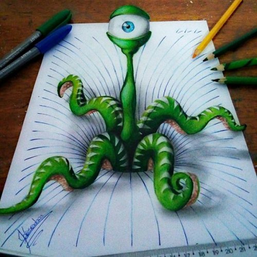 Невероятные 3D-рисунки талантливого художника Жоао Карвальо