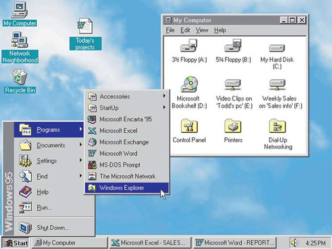 Эволюция Windows за 30 лет существования Эволюция Windows за 30 лет существования
