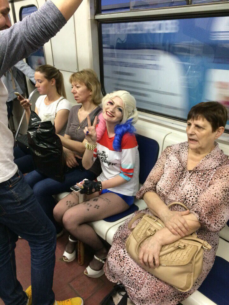 Модники из российского метрополитена
