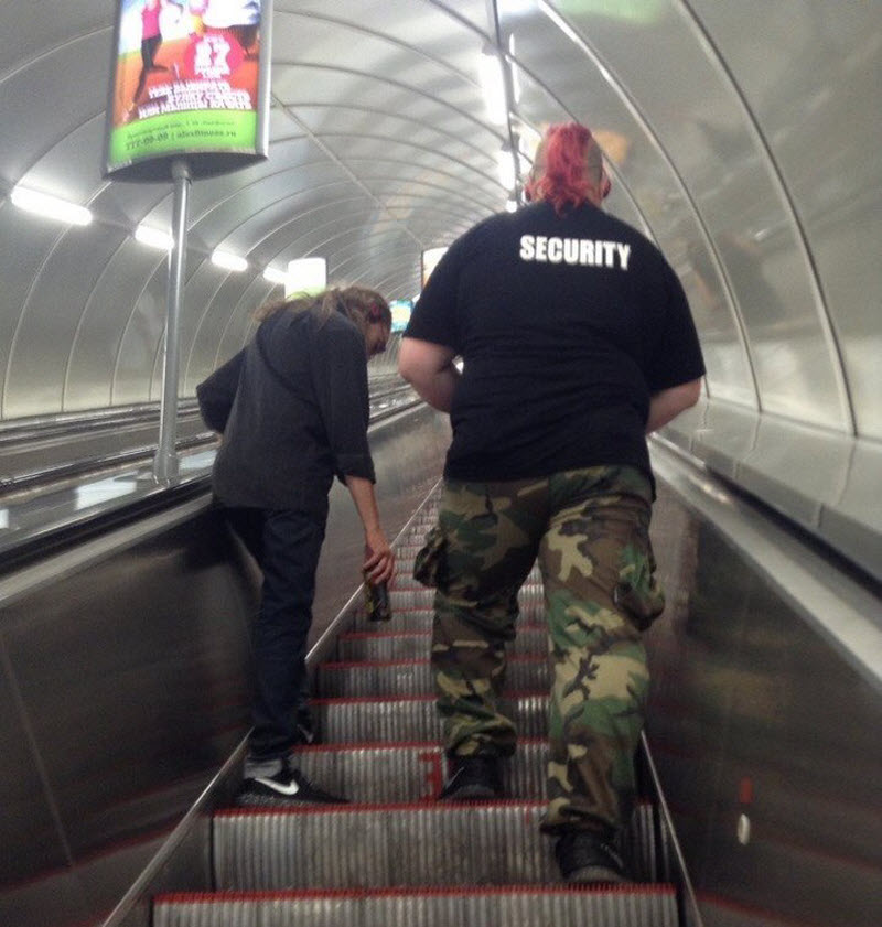 Модники из российского метрополитена