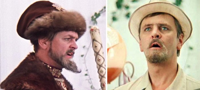 Советские актеры, которые играли по несколько ролей в одном фильме Советские актеры, которые играли по несколько ролей в одном фильме