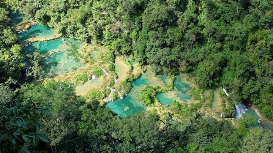 «Semuc Champey»: каскад водопадов в Гватемале «Semuc Champey»: каскад водопадов в Гватемале