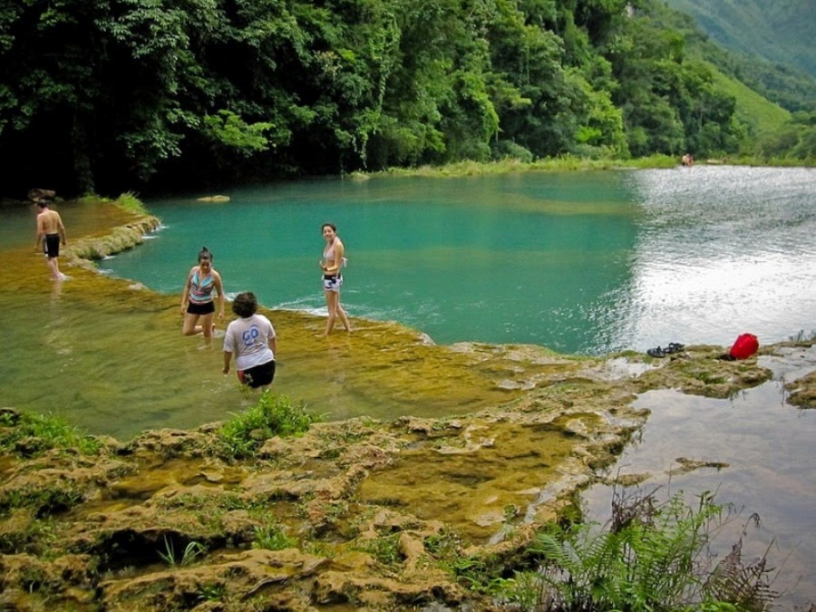 «Semuc Champey»: каскад водопадов в Гватемале «Semuc Champey»: каскад водопадов в Гватемале