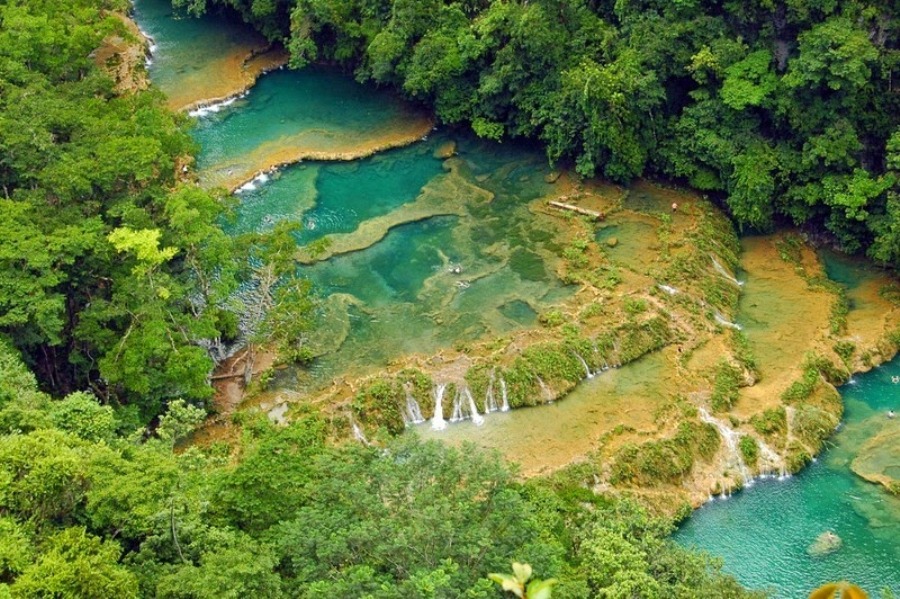 «Semuc Champey»: каскад водопадов в Гватемале «Semuc Champey»: каскад водопадов в Гватемале