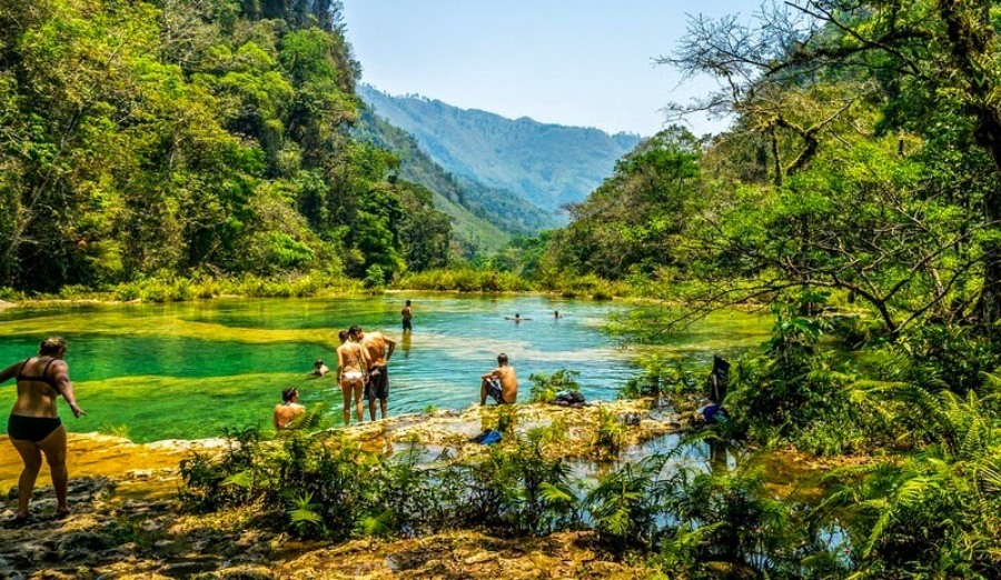 «Semuc Champey»: каскад водопадов в Гватемале «Semuc Champey»: каскад водопадов в Гватемале