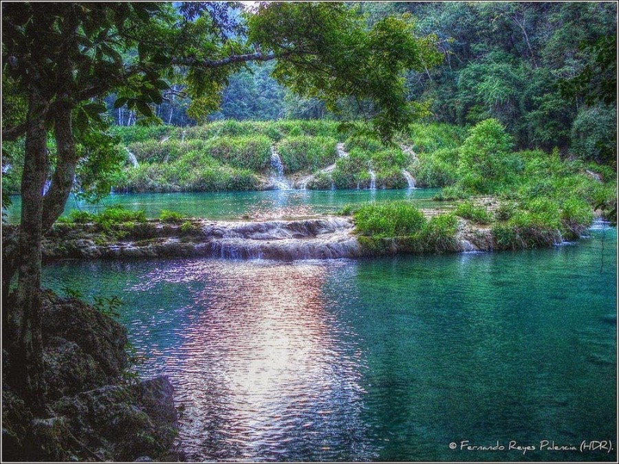 «Semuc Champey»: каскад водопадов в Гватемале «Semuc Champey»: каскад водопадов в Гватемале