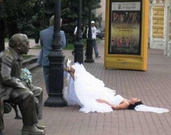 Свадебные снимки, которые надо сжечь вместе с фотографом