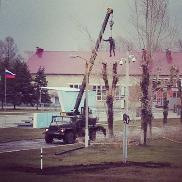 Фото, которые возможно было сделать только в России