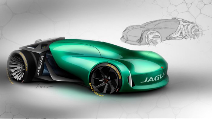 «Голый» Jaguar – автомобиль будущего