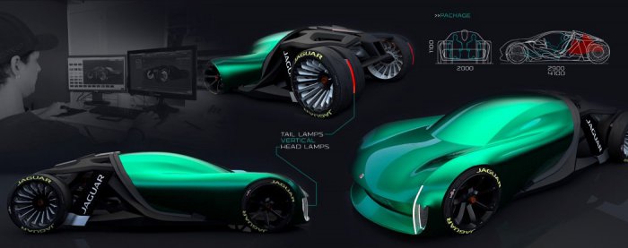 «Голый» Jaguar – автомобиль будущего