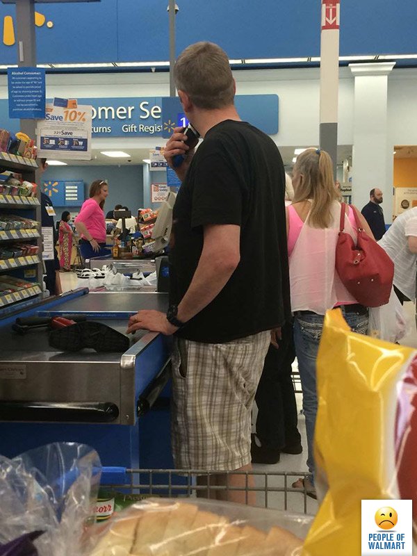 Экстравагантные покупатели Walmart