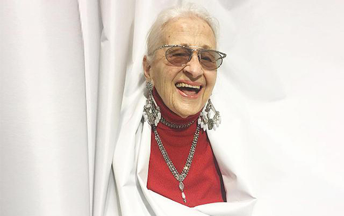 95-летняя модель Эрнестина Штольберг 95-летняя модель Эрнестина Штольберг