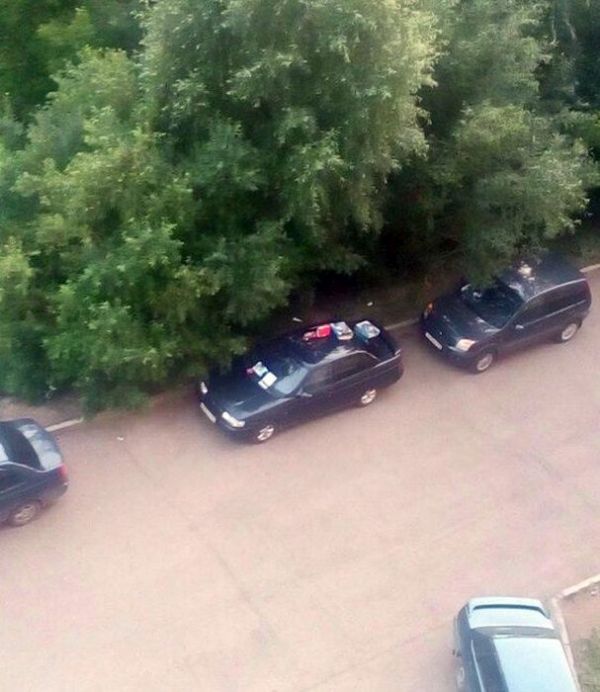 Нравоучение автомобилисту от заботливых соседей