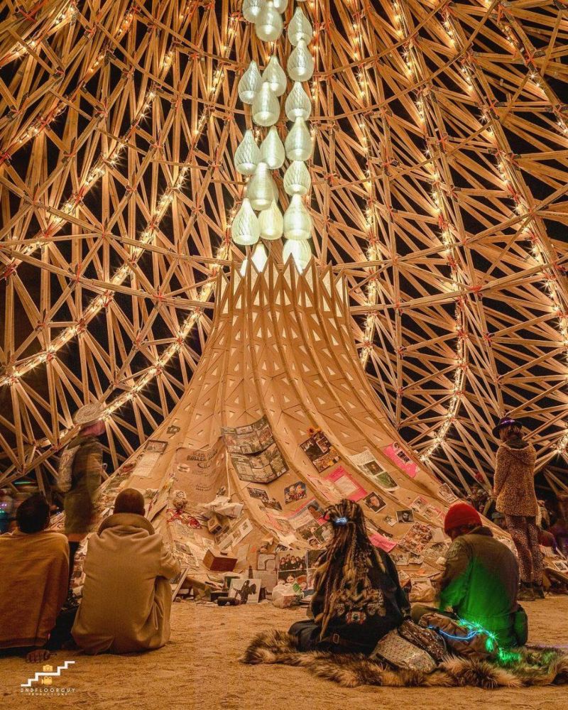 Яркие персонажи фестиваля Burning Man-2018