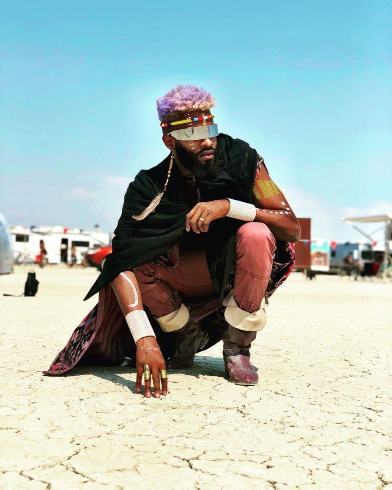 Яркие персонажи фестиваля Burning Man-2018
