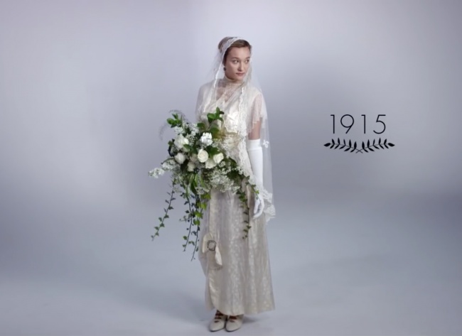 Как изменилась свадебная мода за последние 100 лет