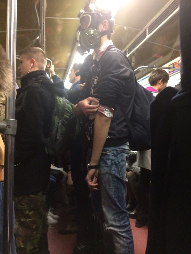 Модники из российского метрополитена