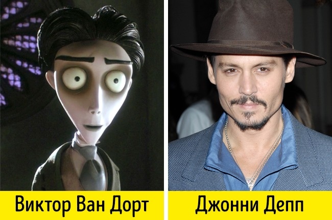 Эти 16 актеров удивительно похожи на персонажей, которых озвучивают Эти 16 актеров удивительно похожи на персонажей, которых озвучивают