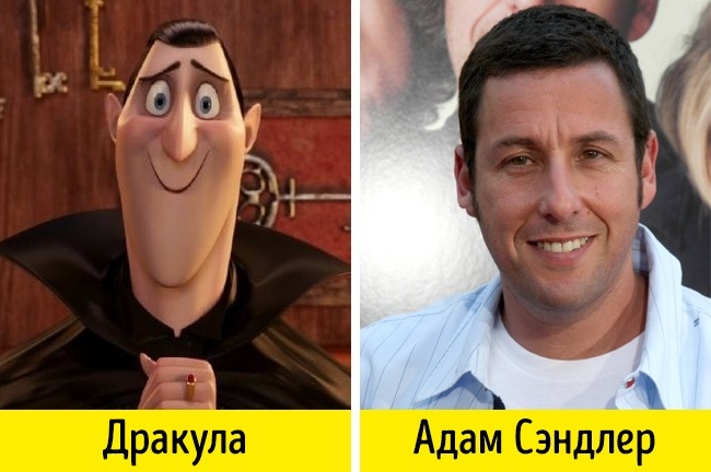 Эти 16 актеров удивительно похожи на персонажей, которых озвучивают Эти 16 актеров удивительно похожи на персонажей, которых озвучивают