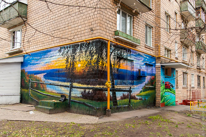 Подъездная живопись Подъездная живопись