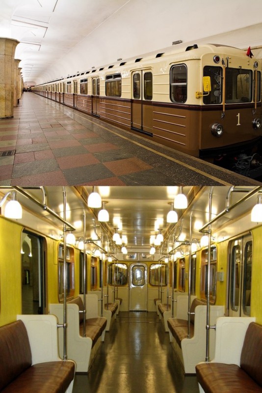 Уникальные поезда московского метро