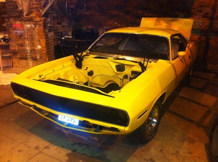 Фотоотчет о восстановлении мускул кара Plymouth Barracuda 1970 года