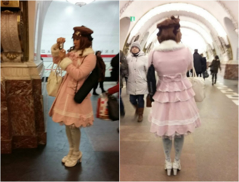 Модники из российского метрополитена