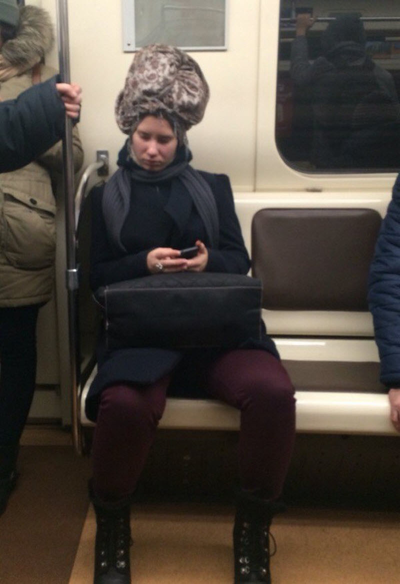 Модники из российского метрополитена