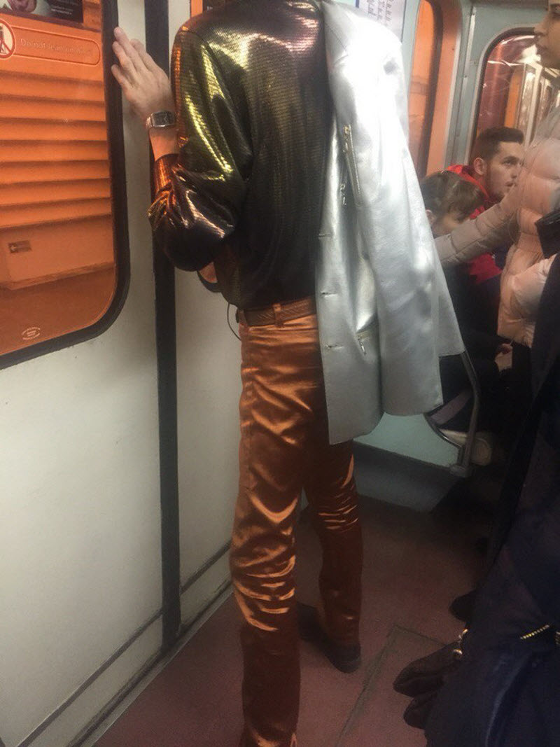 Модники из российского метрополитена