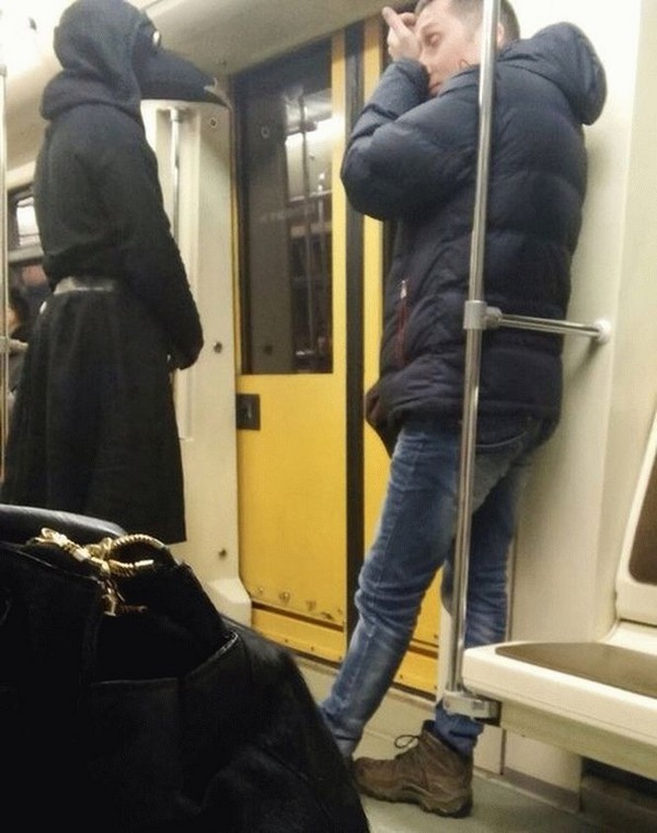 Модники из российского метрополитена