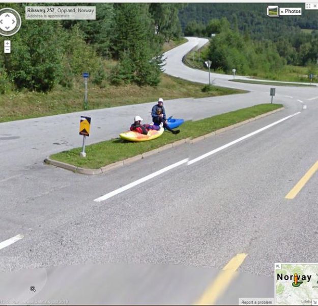 Подборка фотографий от Google Street