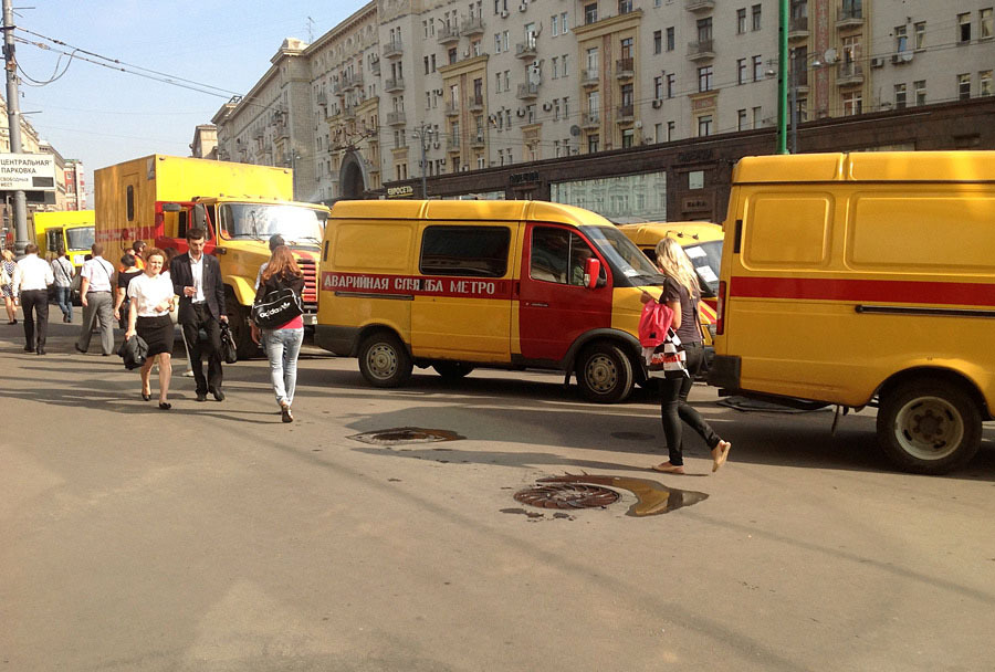 Пожар в московском метро Пожар в московском метро
