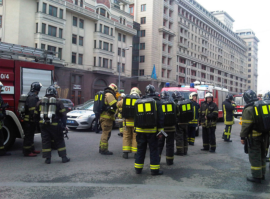 Пожар в московском метро Пожар в московском метро