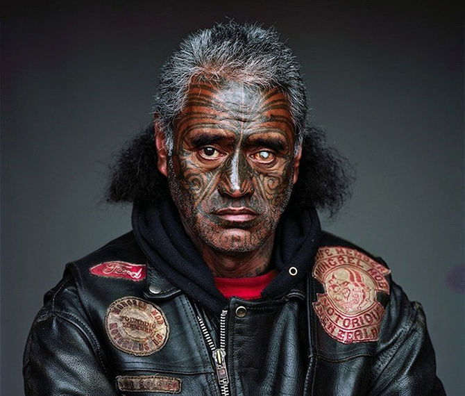 Брутальная новозеландская группировка Mighty Mongrel Mob