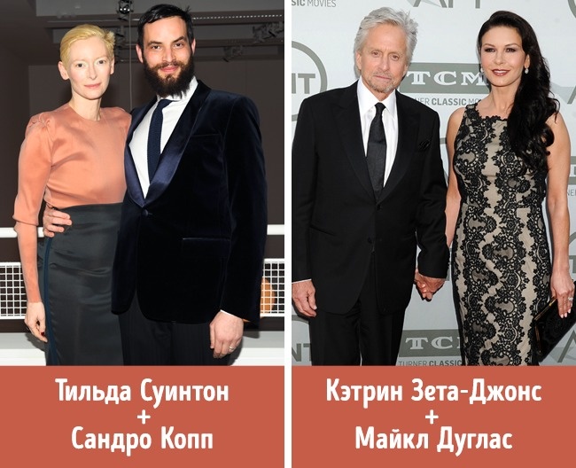 12 звездных пар, которым плевать на стереотипы 12 звездных пар, которым плевать на стереотипы